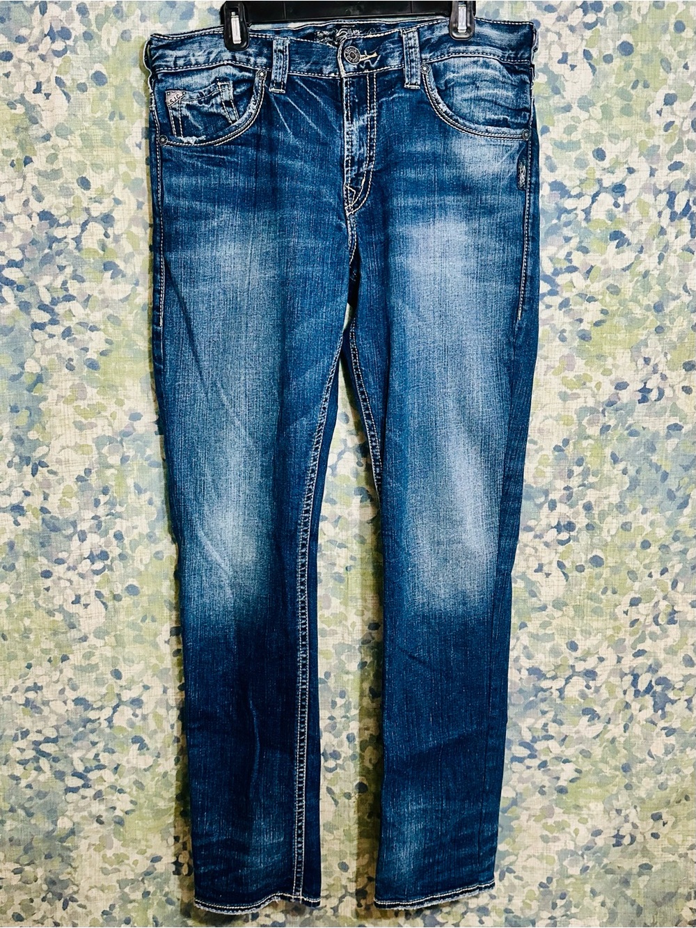 Silver Jeans Zac Relaxed Straight Leg Jeans Men’s 36x34